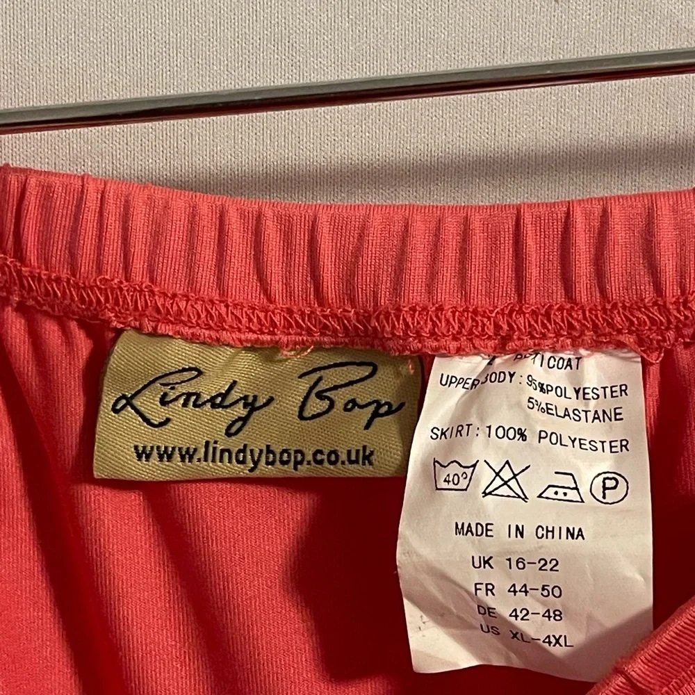 Lindy‎ Bop Pink Petticoat Crinoline Slip Skirt XL-4XL